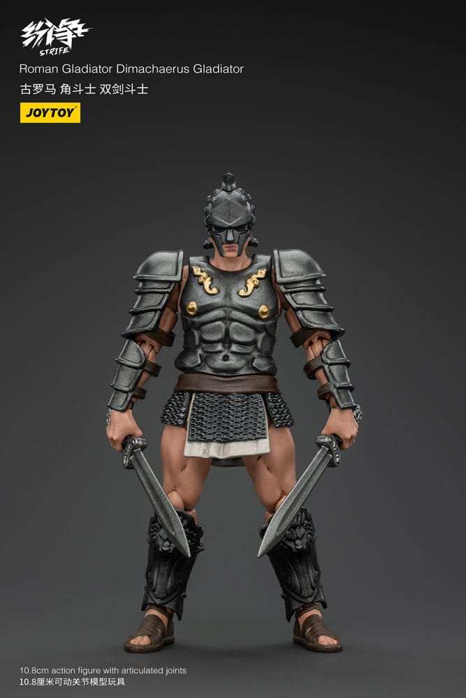 Strife Actionfigur 1/18 Roman Gladiator Dimachaerus Gladiator 11 cm - Smalltinytoystore