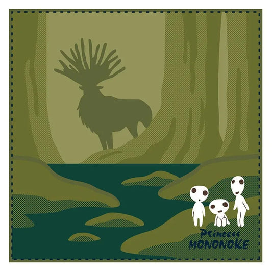 Studio Ghibli Mini-Handtuch Prinzessin Mononoke Shadow of the Deer God 25 x 25 cm - Smalltinytoystore