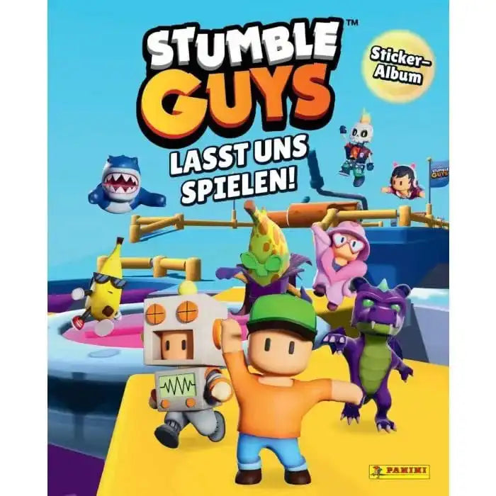 Stumble Guys - Lasst uns spielen! - Sticker Collection Album *Deutsche Version* - Smalltinytoystore