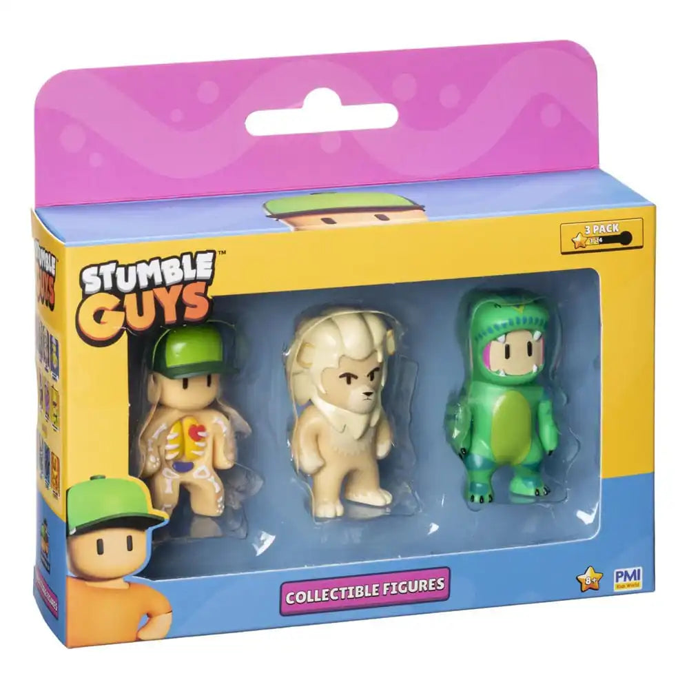 Stumble Guys: Wave 2 3er-Figuren-Fensterbox Sammelfiguren Sortiment - Smalltinytoystore