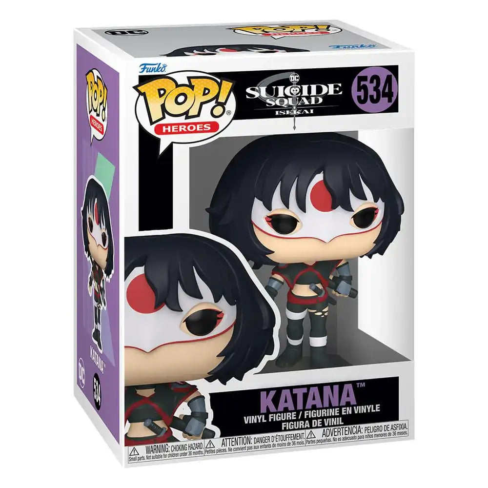 Suicide Squad Isekai POP! Animation Vinyl Figur Katana 9 cm - Smalltinytoystore