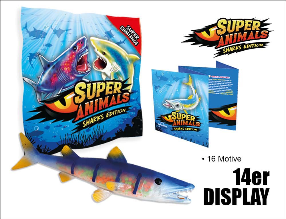 Super Animals: Sharks Edition Polybag (14) - Smalltinytoystore