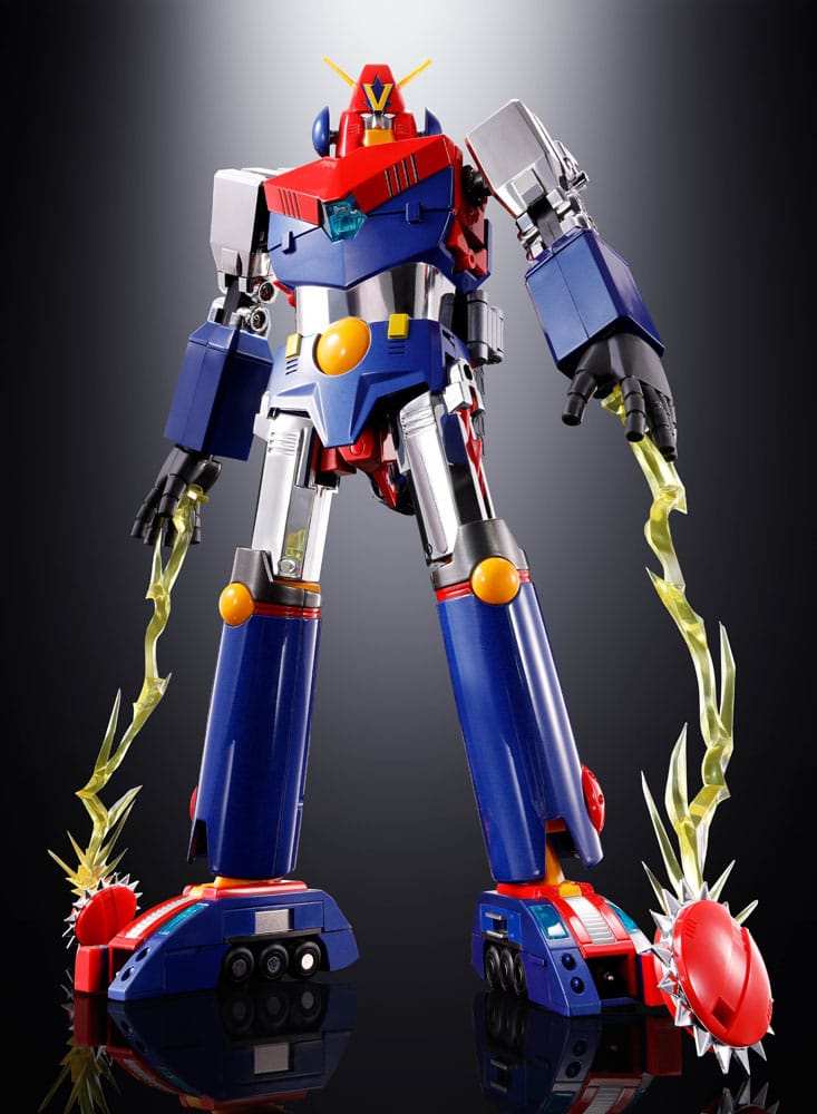 Super Electromagnetic Machine Voltes V Soul of Chogokin Diecast Actionfigur GX50-SP Com-Battler V Chogokin 50th Anniversary Ver. 25 cm - Smalltinytoystore