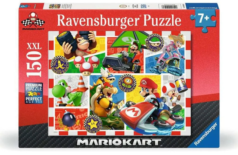Super Mario Kinderpuzzle XXL Spaß mit Mario Kart (150 Teile) - Smalltinytoystore