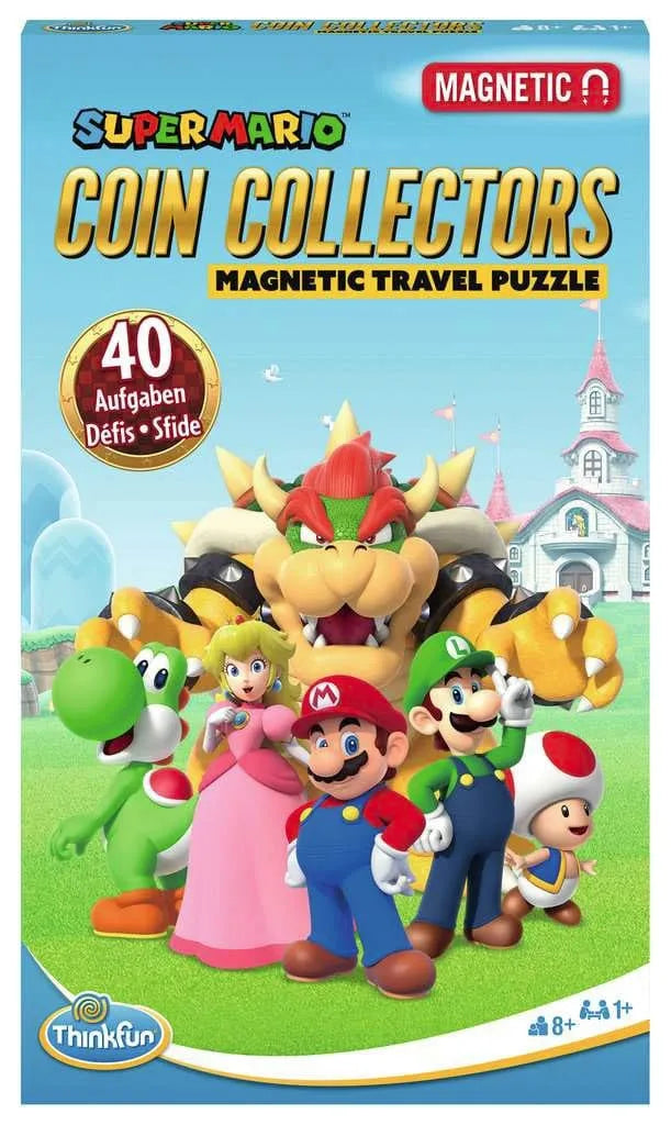 Super Mario Magnetisches Reisespiel Coin Collectors *DE-FR-IT Version* - Smalltinytoystore