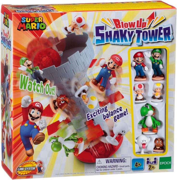 Super Mario Spiel Blow Up! Shaky Tower - Smalltinytoystore