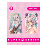 Super Sonico Ansteck-Buttons Doppelpack Set B - Smalltinytoystore