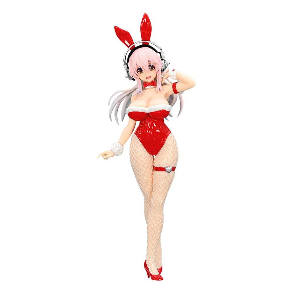 Super Sonico BiCute Bunnies PVC Statue Red Color Ver. 30 cm - Smalltinytoystore