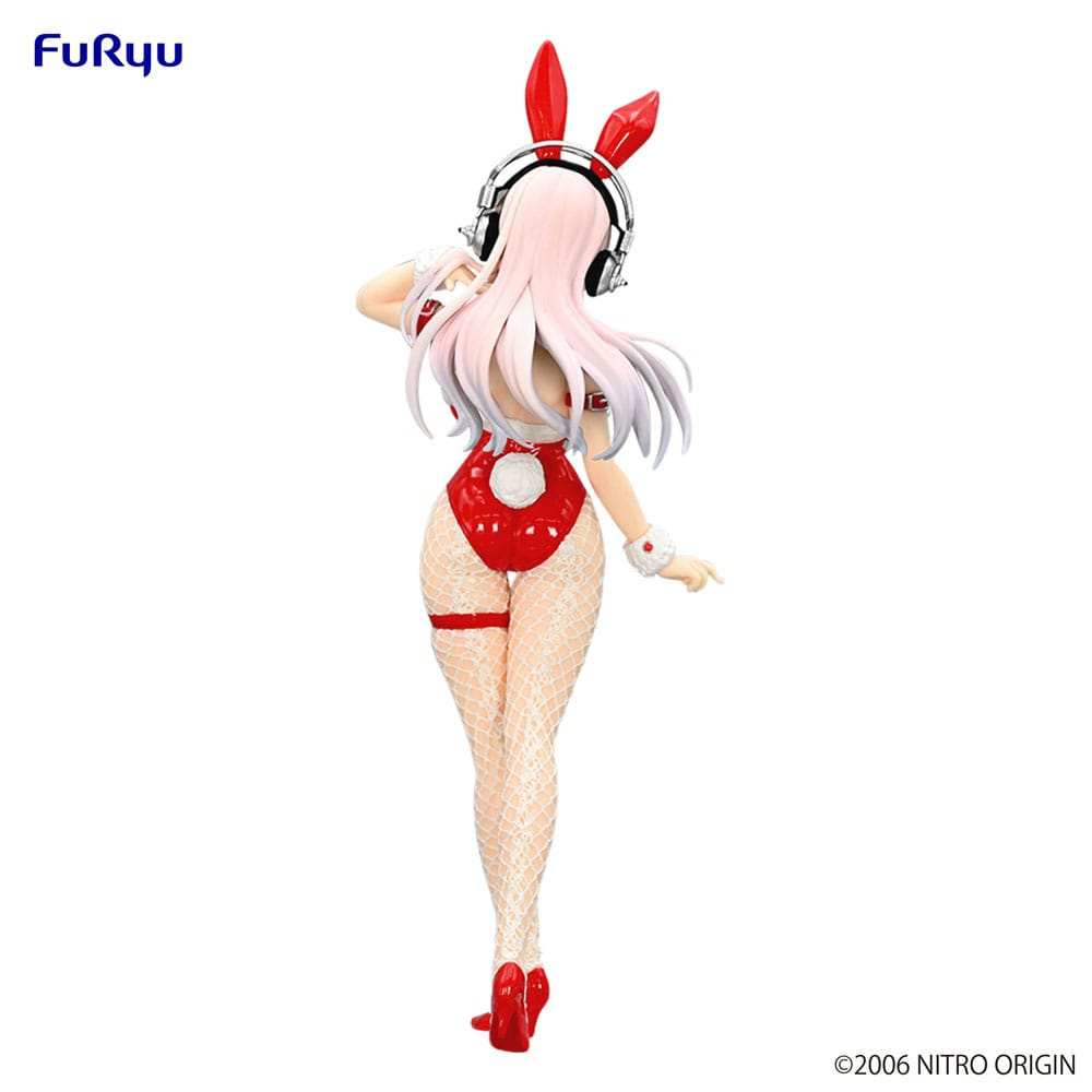 Super Sonico BiCute Bunnies PVC Statue Red Color Ver. 30 cm - Smalltinytoystore