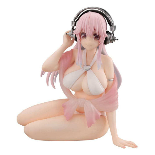 Super Sonico Noodle Stopper PVC Statue Super Sonico Summer Memories Ver. 11 cm - Smalltinytoystore