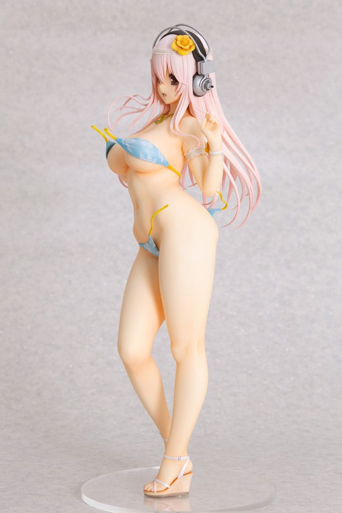 Super Sonico PVC Statue 1/4.5 Super Sonico Summer Vacation Ver. 35 cm - Smalltinytoystore