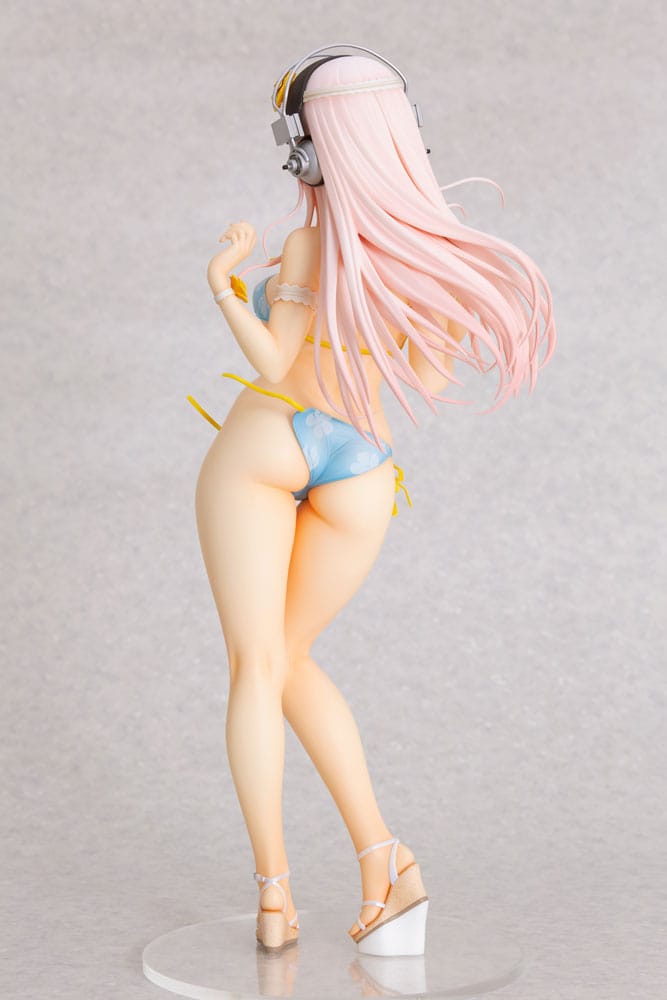 Super Sonico PVC Statue 1/4.5 Super Sonico Summer Vacation Ver. 35 cm - Smalltinytoystore