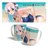 Super Sonico Tasse Super Sonico Swim Wear 325 ml - Smalltinytoystore