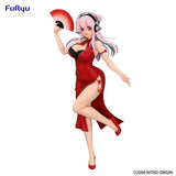 Super Sonico Trio-Try-iT PVC Statue China Dress Ver. 21 cm - Smalltinytoystore
