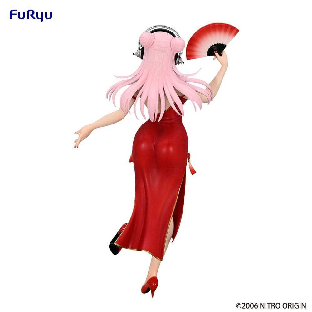 Super Sonico Trio-Try-iT PVC Statue China Dress Ver. 21 cm - Smalltinytoystore