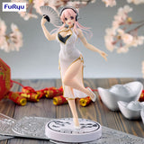Super Sonico Trio-Try-iT PVC Statue White China Dress Ver. 21 cm - Smalltinytoystore