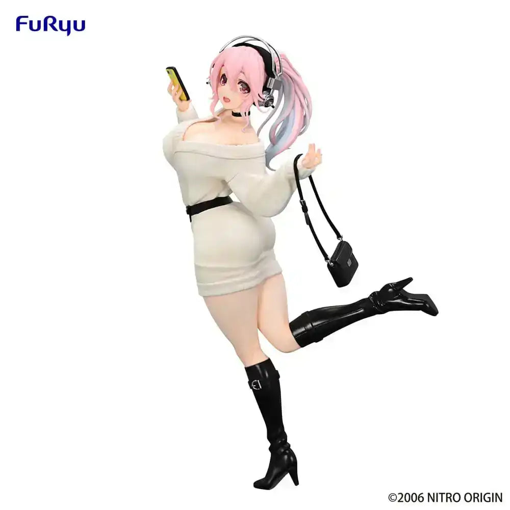 Super Sonico Trio-Try-iT PVC Statue Winter Memory Ver. 21 cm - Smalltinytoystore
