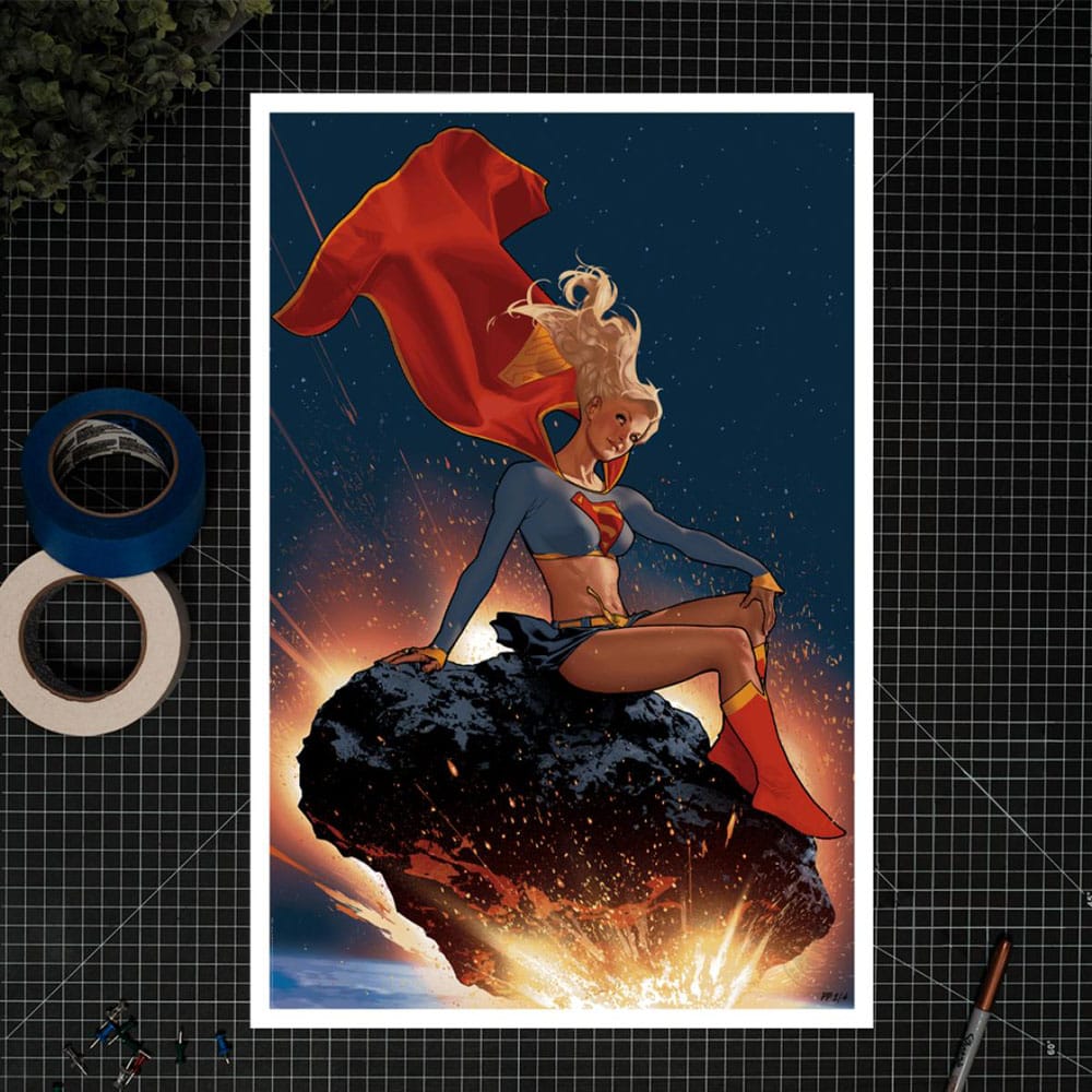 Supergirl and the Legion of Super-Heroes #23 (2006) Kunstdruck Supergirl 61 x 46 cm - ungerahmt - Smalltinytoystore