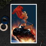 Supergirl and the Legion of Super-Heroes #23 (2006) Kunstdruck Supergirl 61 x 46 cm - ungerahmt - Smalltinytoystore