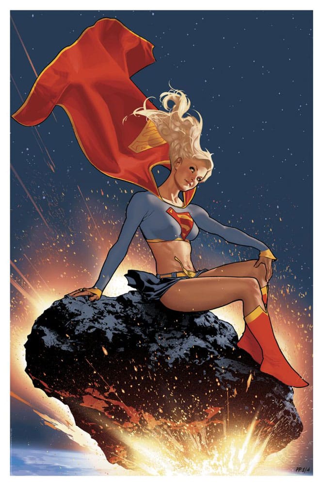 Supergirl and the Legion of Super-Heroes #23 (2006) Kunstdruck Supergirl 61 x 46 cm - ungerahmt - Smalltinytoystore