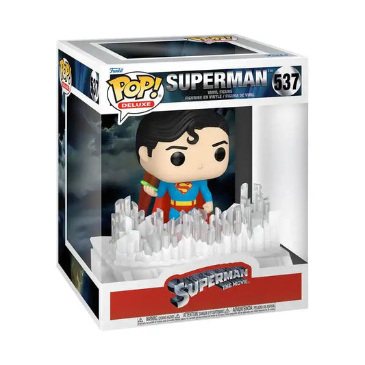 Superman(1978) POP! Deluxe Vinyl Figur Superman(FoS) 9 cm - Smalltinytoystore