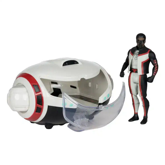 Superman (2025) DC Direct Super Powers Actionfigur mit Fahrzeug Mr. Terrific & T-Craft - Smalltinytoystore