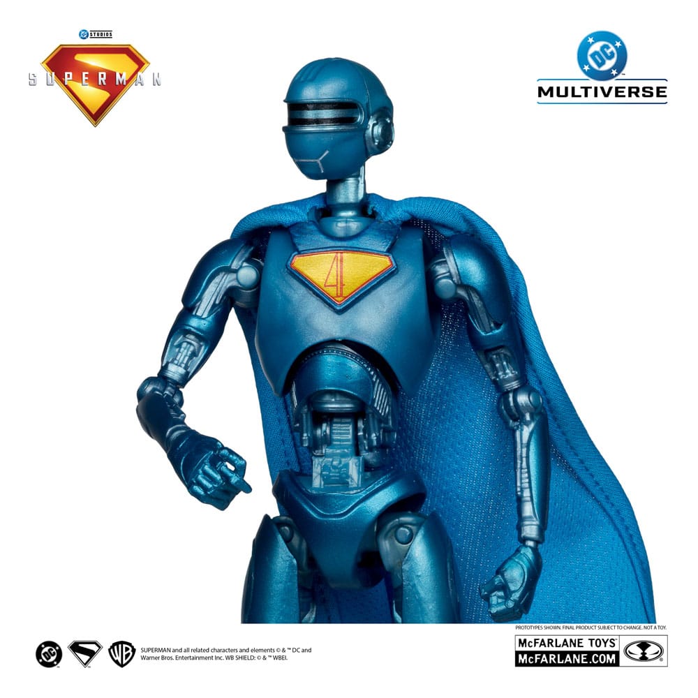 Superman (2025) DC Multiverse Deluxe Actionfigur Superman Robot (Red Platinum Edition) 18 cm - Smalltinytoystore