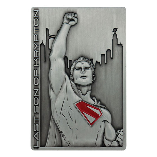 Superman 2025 Metallbarren Last Son of Krypton Limited Edition - Smalltinytoystore