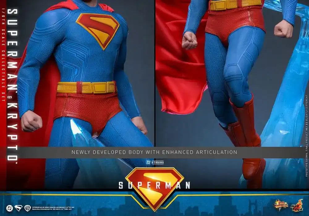 Superman (2025) Movie Masterpiece Actionfigur 1/6 Superman & Krypto 33 cm - Smalltinytoystore