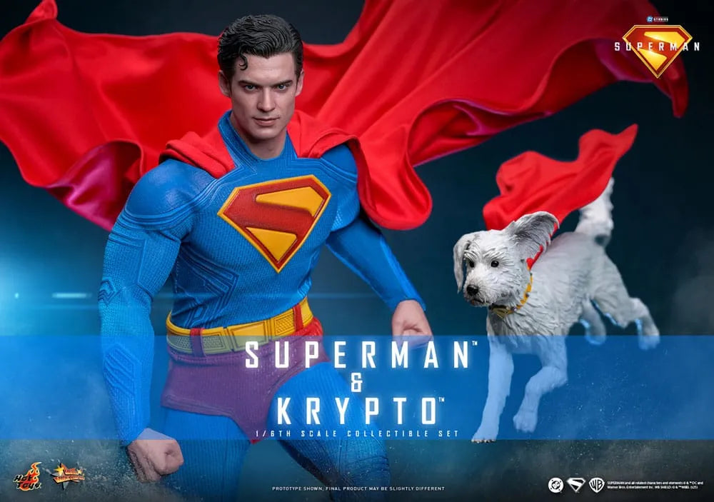 Superman (2025) Movie Masterpiece Actionfigur 1/6 Superman & Krypto 33 cm - Smalltinytoystore