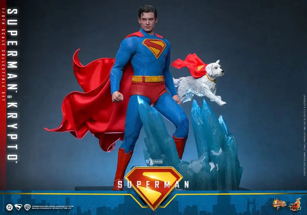 Superman (2025) Movie Masterpiece Actionfigur 1/6 Superman & Krypto 33 cm - Smalltinytoystore