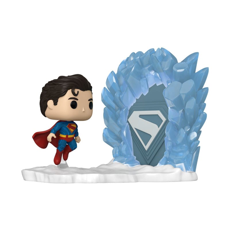 Superman (2025) POP Moments Vinyl Figuren Superman and Fortress of Solitude 9 cm - Smalltinytoystore