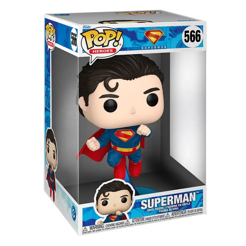 Superman (2025) Super Sized Jumbo POP! Vinyl Figur Superman 25 cm - Smalltinytoystore