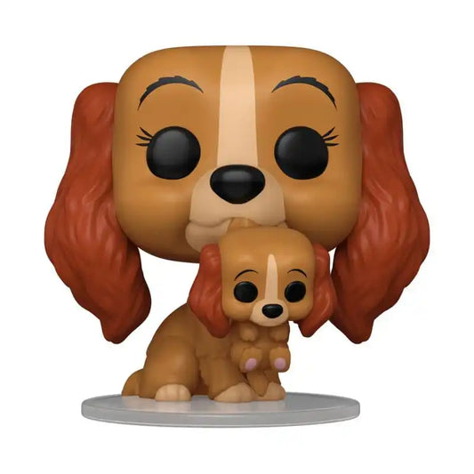 Susi & Strolch POP! Disney Vinyl Figur Lady w/puppy 9 cm - Smalltinytoystore