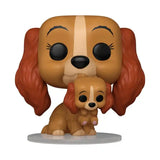 Susi & Strolch POP! Disney Vinyl Figur Lady w/puppy 9 cm - Smalltinytoystore