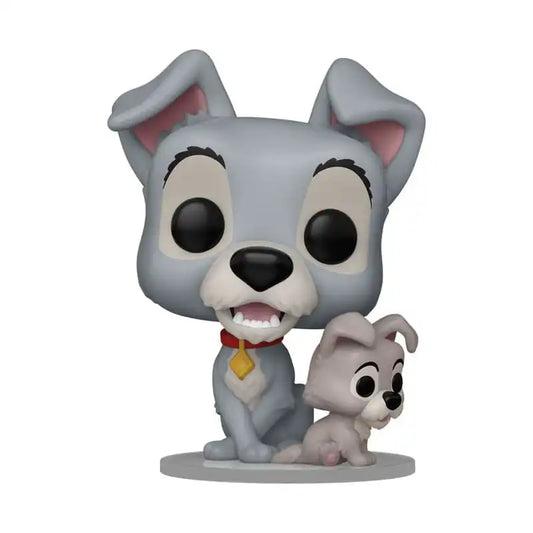 Susi & Strolch POP! Disney Vinyl Figur Tramp w/puppy 9 cm - Smalltinytoystore