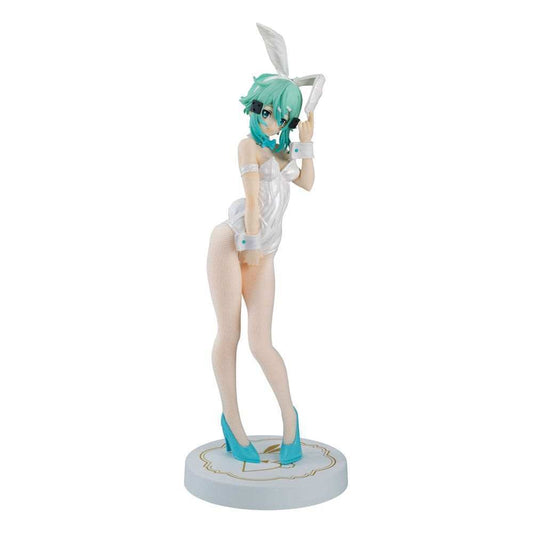 Sword Art Online BiCute Bunnies PVC Statue Sinon White Pearl Ver. 28 cm - Smalltinytoystore