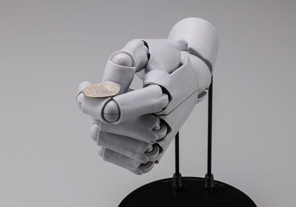 Takahiro Kagami PVC Artist Support Item Hand 1/1 Model Men /L Gray 22 cm - Smalltinytoystore