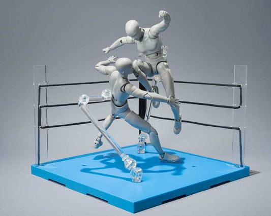 Tamashii Stage Actionfiguren-Zubehör Act Ring Corner & Folding Chair Set Neutral Ver. - Smalltinytoystore