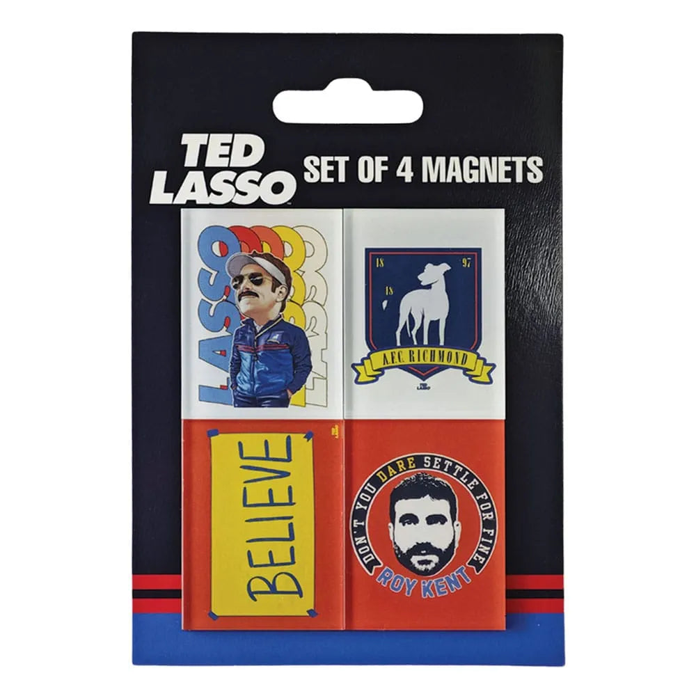 Ted Lasso Magneten 4er-Set - Smalltinytoystore