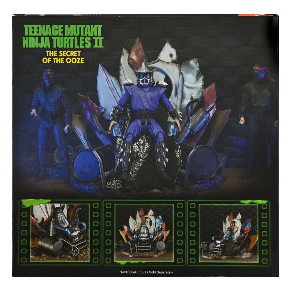 Teenage Mutant Ninja Turtles 2 Secret of the Ooze Diorama Shredder's Throne - Smalltinytoystore