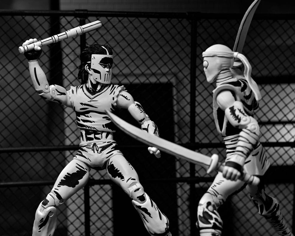 Teenage Mutant Ninja Turtles Actionfigur Casey Jones Black & White 18 cm - Smalltinytoystore
