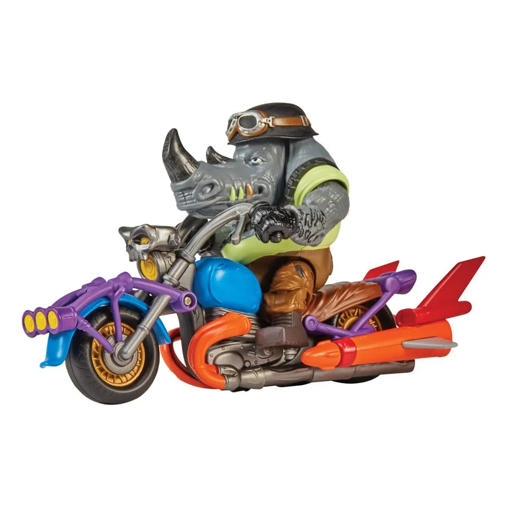 Teenage Mutant Ninja Turtles Actionfigur Chopper mit Rocksteady - Smalltinytoystore