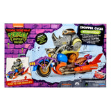 Teenage Mutant Ninja Turtles Actionfigur Chopper mit Rocksteady - Smalltinytoystore