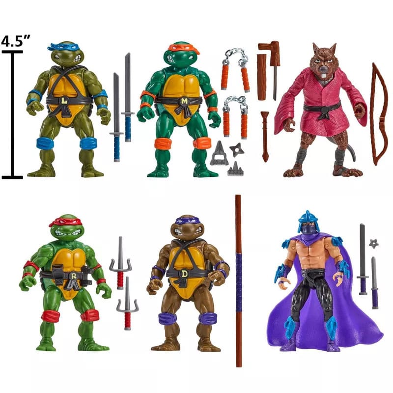 Teenage Mutant Ninja Turtles Actionfiguren 1988 Remastered heo EU Exclusive (6) - Smalltinytoystore