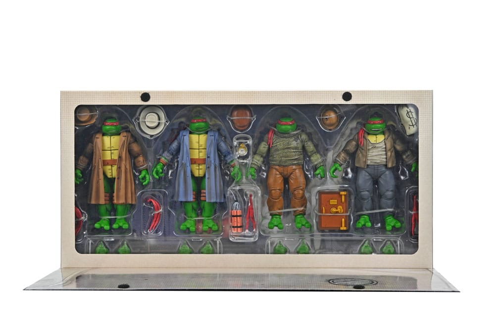 Teenage Mutant Ninja Turtles Actionfiguren 4er Pack Gangster Turtles 18 cm - Smalltinytoystore