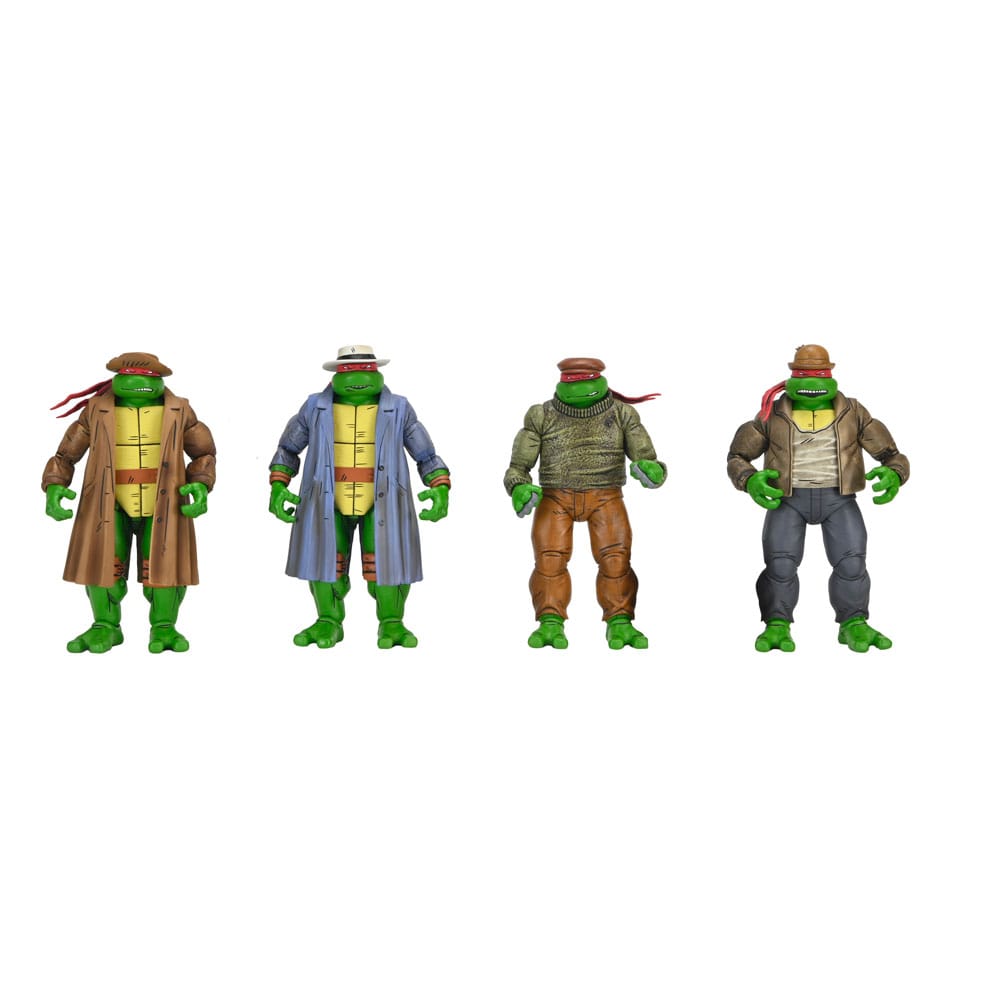 Teenage Mutant Ninja Turtles Actionfiguren 4er Pack Gangster Turtles 18 cm - Smalltinytoystore