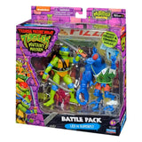 Teenage Mutant Ninja Turtles Actionfiguren Leonardo vs. Super Fly 11 cm - Smalltinytoystore
