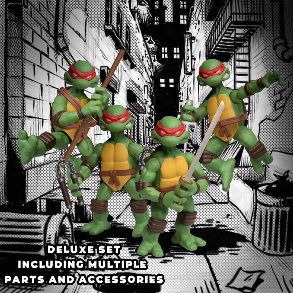 Teenage Mutant Ninja Turtles Actionfiguren Teenage Mutant Ninja Turtles Deluxe Set 8 cm - Smalltinytoystore