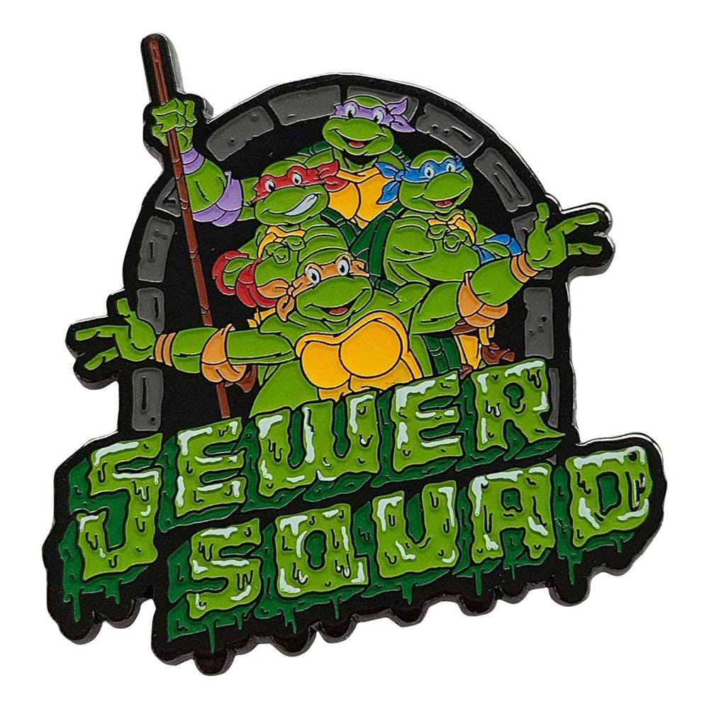 Teenage Mutant Ninja Turtles Ansteck-Pin 40th Anniversary Limited Edition - Beschädigte Verpackung - Smalltinytoystore